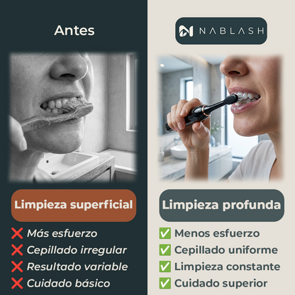 Cepillo dental eléctrico sónico con 6 intensidades