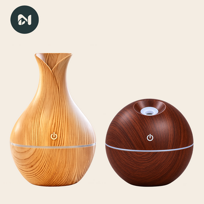 Humidificador difusor de aromas con luz LED