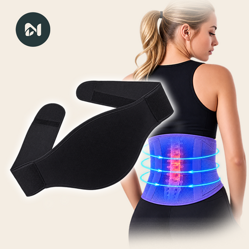 Faja lumbar ajustable con gel de frío y calor