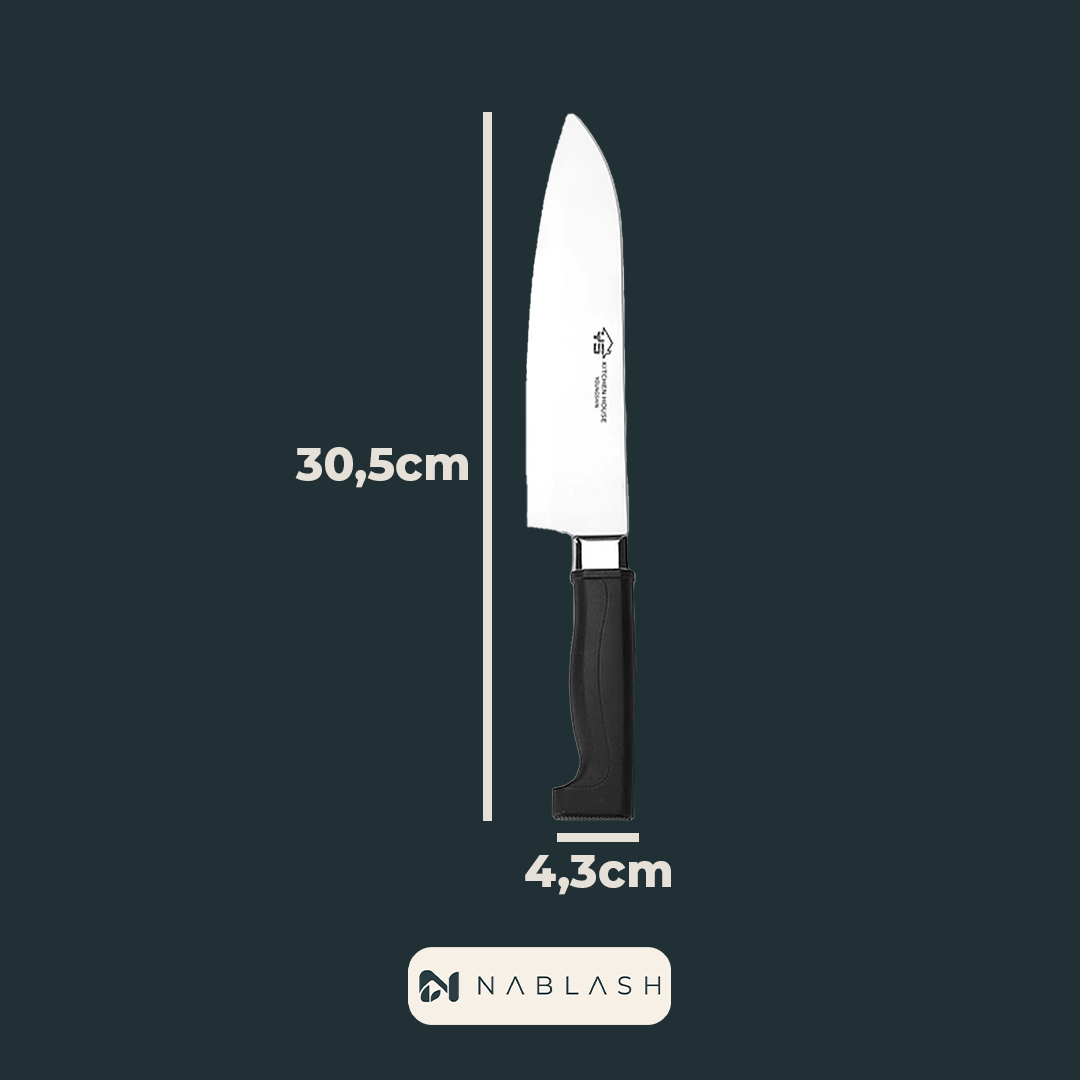 Cuchillo de chef de acero inoxidable profesional