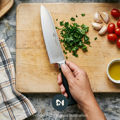 Cuchillo de chef de acero inoxidable profesional
