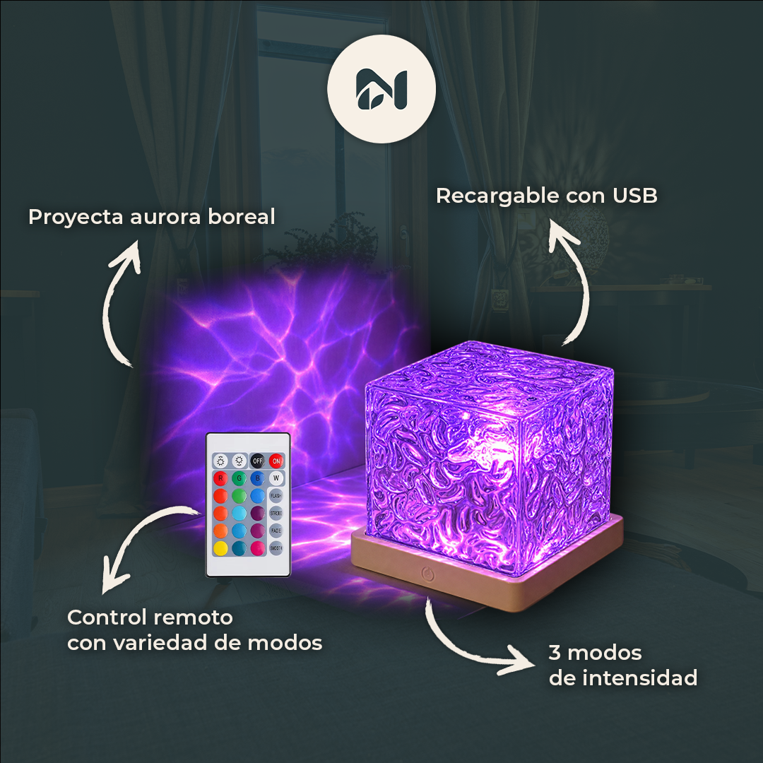Lámpara Proyector de Aurora Boreal - detalles
