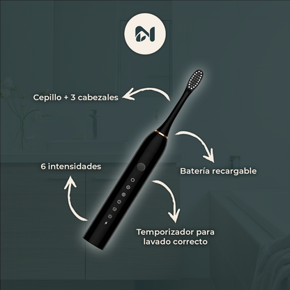 Cepillo Dental Eléctrico Sonico X-3 - funciones
