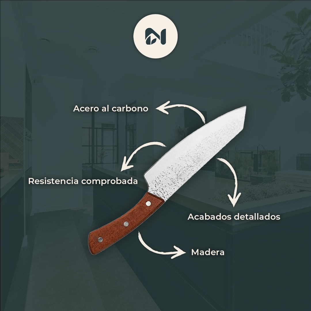 Cuchillo de Chef Profesional II - detalles