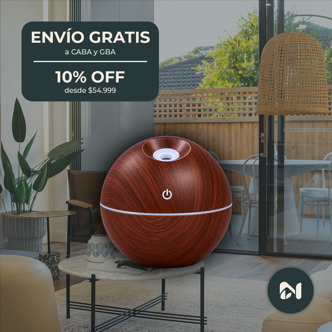 Difusor de Aromaterapia con Efecto Madera - portada