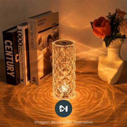 Lámpara de Cristal Diamante RGB con Control Remoto - ambiente