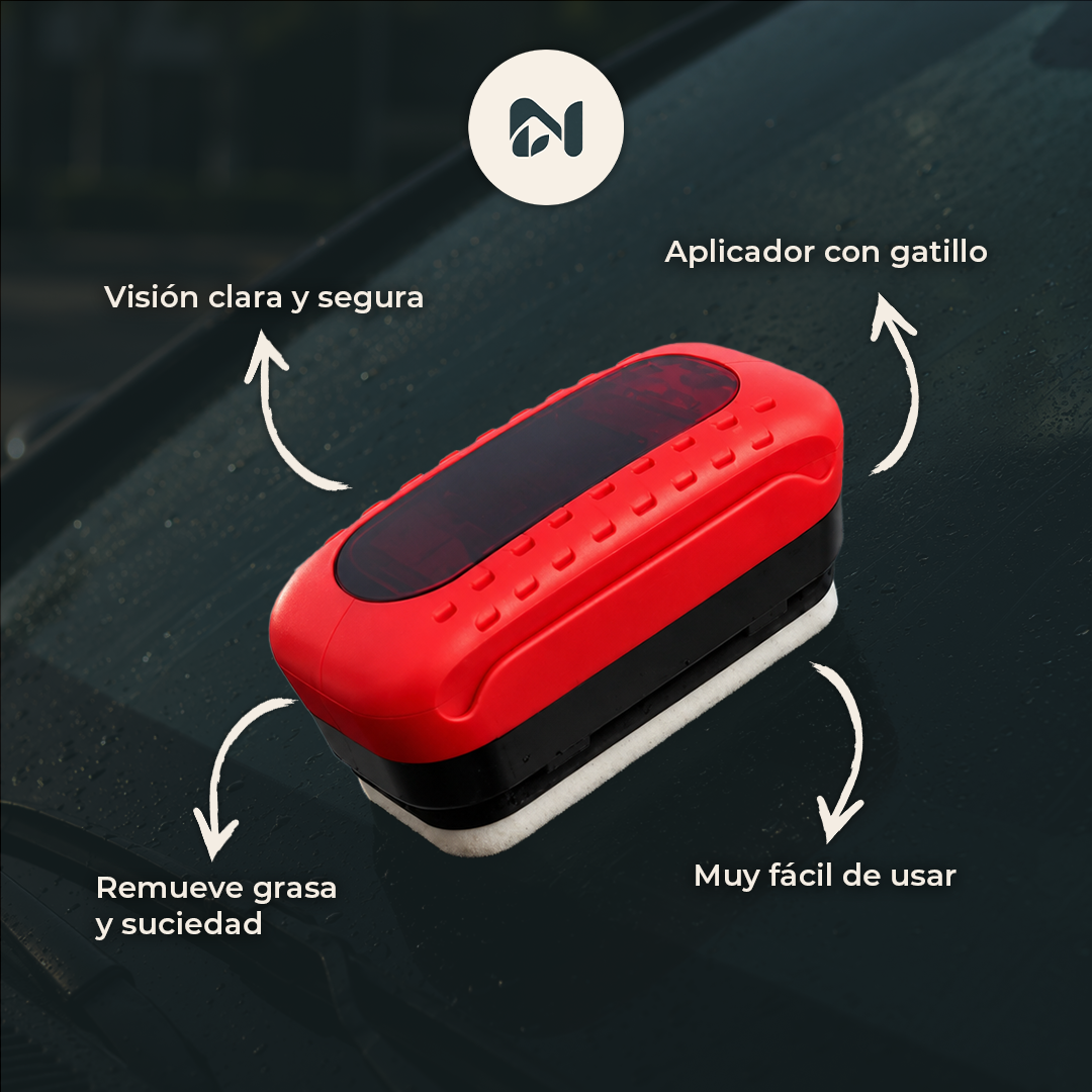 Limpiador de Parabrisas Antiempañante con Gatillo - beneficios