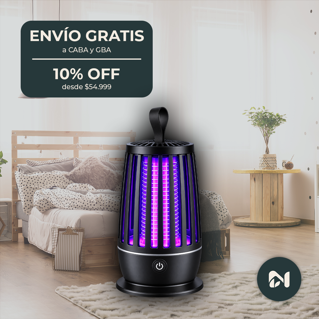 Lámpara Mata Mosquitos con Luz Ultravioleta - portada