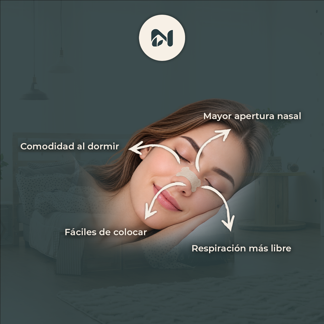 Parches Nasales Respirables x6 - detalles
