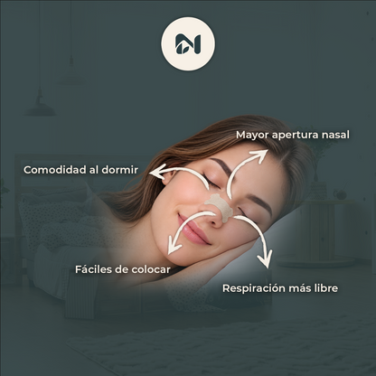 Parches Nasales Respirables x6 - detalles