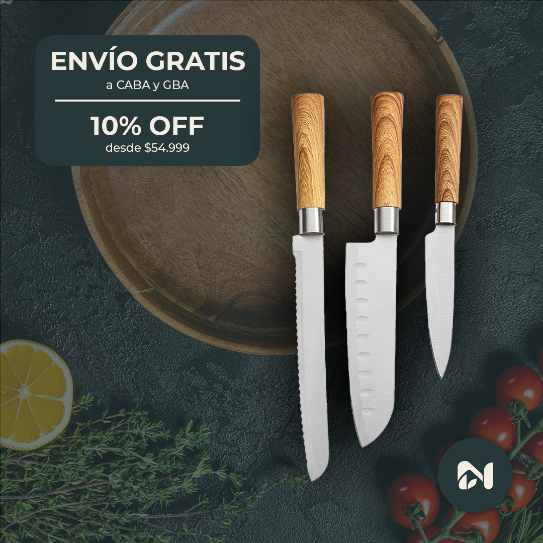 Set de 3 Cuchillos de Cocina - portada