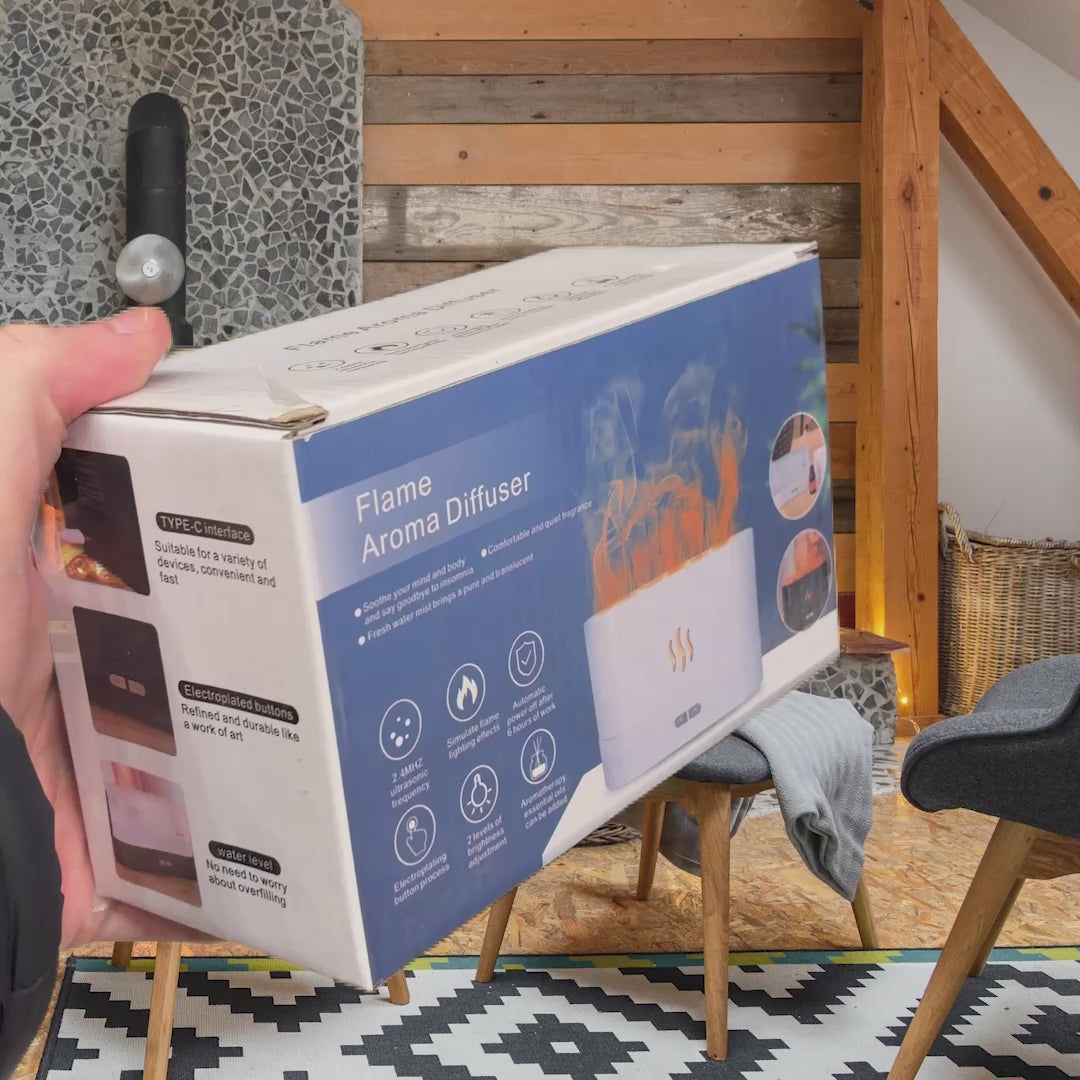 Humidificador con Efecto de Llama - video del producto