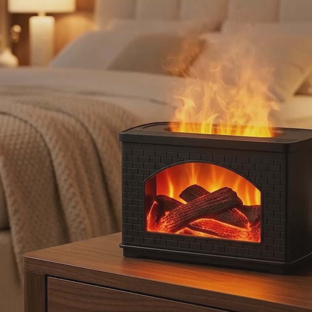 Humidificador Chimenea Decorativa - video del producto